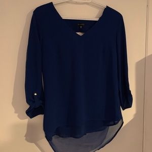 Royal Blue Blouse
